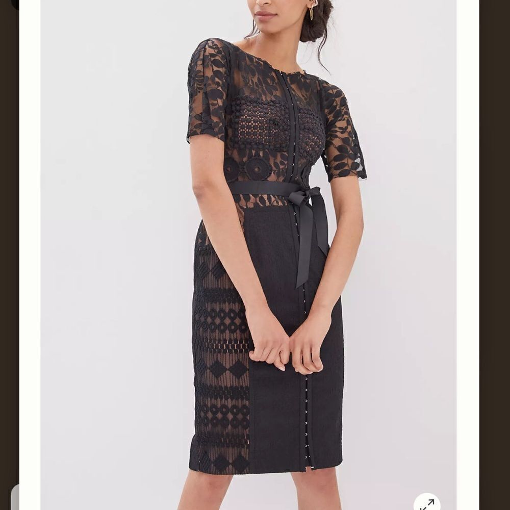 New Byron Lars Anthropologie Carissima Sheath Dress Size 4